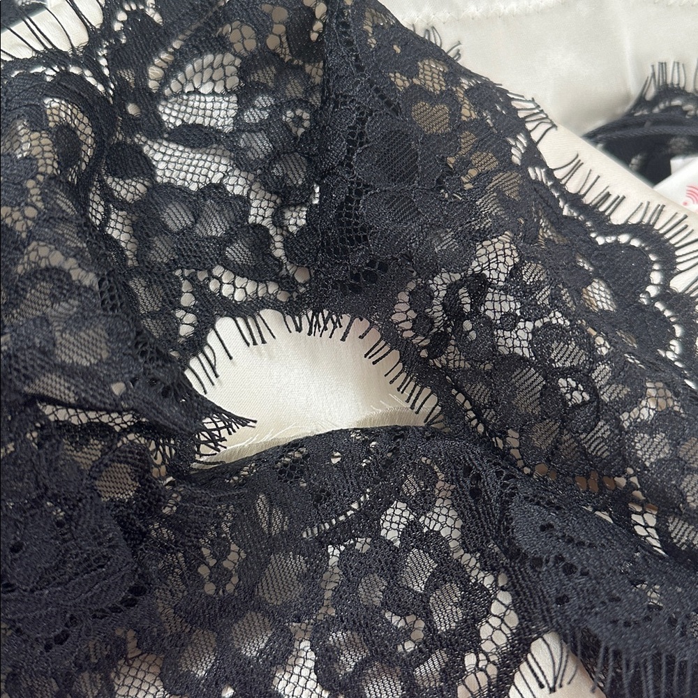 ZARA SATIN EFFECT LACE TOP ZW COLLECTION - Picture 11 of 14
